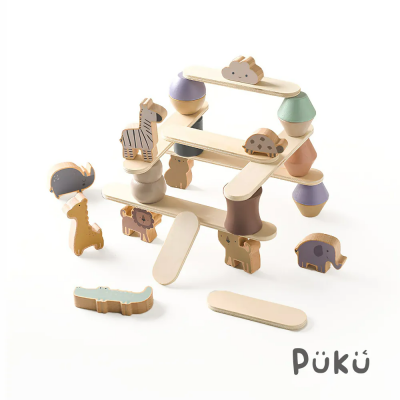 藍色企鵝 Puku - LetFree想•自由 平衡動物疊疊積木