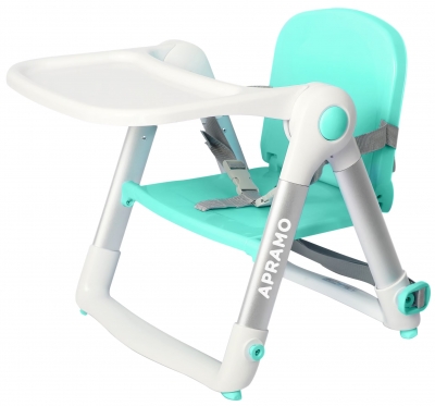 英國 Apramo Flippa可攜式兩用餐椅-湖水青【贈提袋＋坐墊】