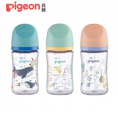 日本 貝親Pigeon - 第三代母乳實感T-ester奶瓶240ml (3款可選)