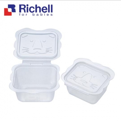 日本 Richell利其爾 卡通型離乳食品分裝盒