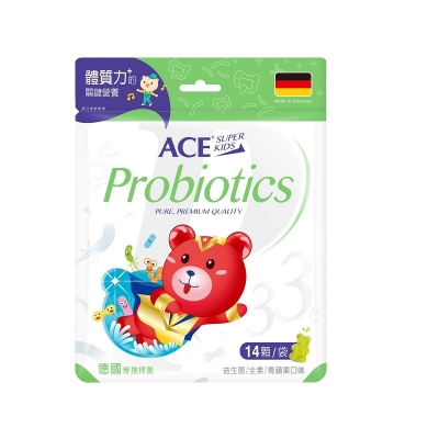 ACE SUPER KIDS 機能Q 33e益生菌(14顆/袋)