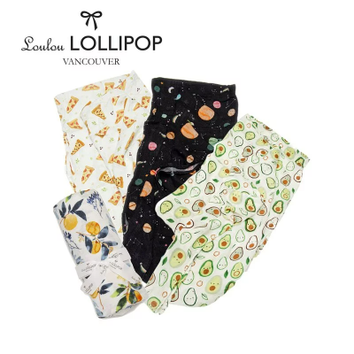 加拿大 Loulou lollipop - 竹纖維透氣包巾：一般款(多款任選)