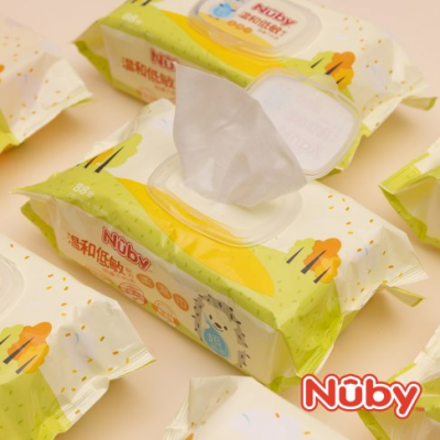 ✨改版新包裝✨美國NUBY - EDI超純水柔濕巾88抽(3包)