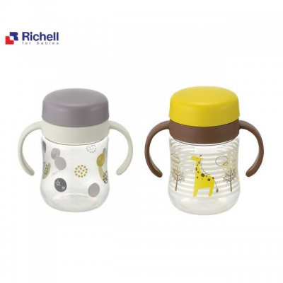 日本 利其爾 Richell - 360度防漏水杯200ML(兩款可選)