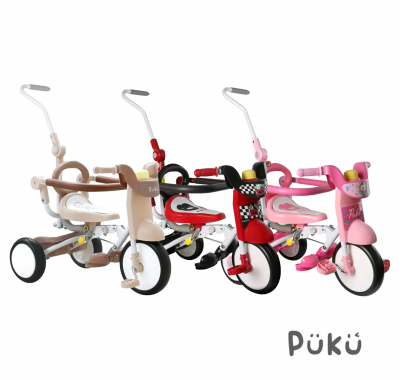 藍色企鵝 Puku - Mini Bike折疊三輪車 (三款可選)