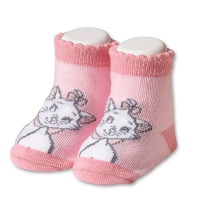 Baby city 迪士尼瑪麗貓造型短襪 S/M 