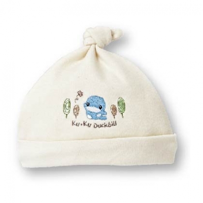 KUKU酷咕鴨 有機棉嬰兒帽