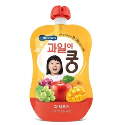 韓國BEBECOOK 寶膳 嬰幼兒綜合果汁(100ml)