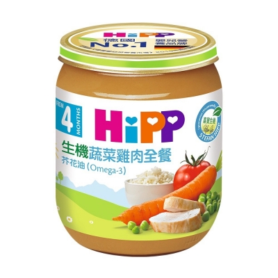 德國 HiPP喜寶生機蔬菜雞肉全餐125g