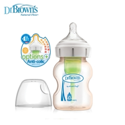 Dr.Brown's美國 布朗博士 - 防脹氣OPTIONS+ PESU 寬口 兩用奶瓶小150ml- 一入裝