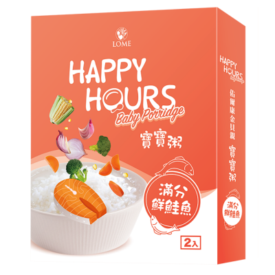 Happy Hours 寶寶粥 滿分鮮鮭魚 300g