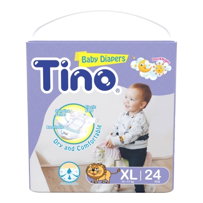 Tino頂級棉柔4D空氣感嬰兒紙尿褲XL-24片