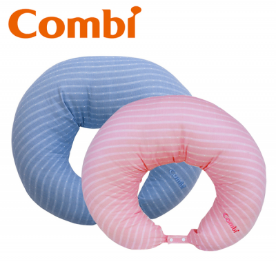 日本 康貝Combi - 輕柔感：和風紗多功能哺乳靠墊/布套(兩色可選)