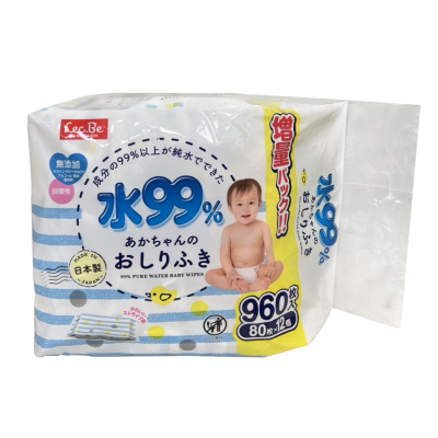 日本 LEC - 純水99%日本製濕紙巾80抽(12入)✨改版新包裝✨