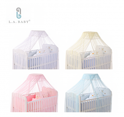 美國 L.A. Baby - 豪華全罩式嬰幼兒床蚊帳【加大加長型】(4色可選)