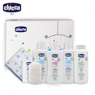 義大利 Chicco 寶貝嬰兒沐浴護膚禮盒