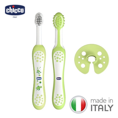 義大利 Chicco 寶貝階段學習牙刷組