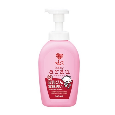 日本arau.baby 無添加奶嘴奶瓶清潔泡泡500ml